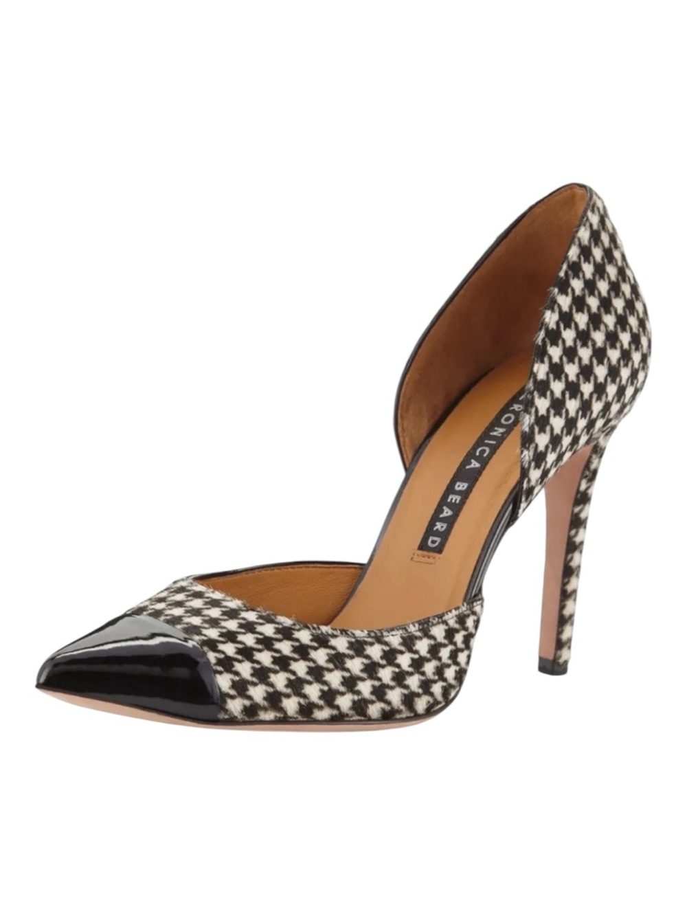 Veronica Beard Houndstooth Patent Pumps 9